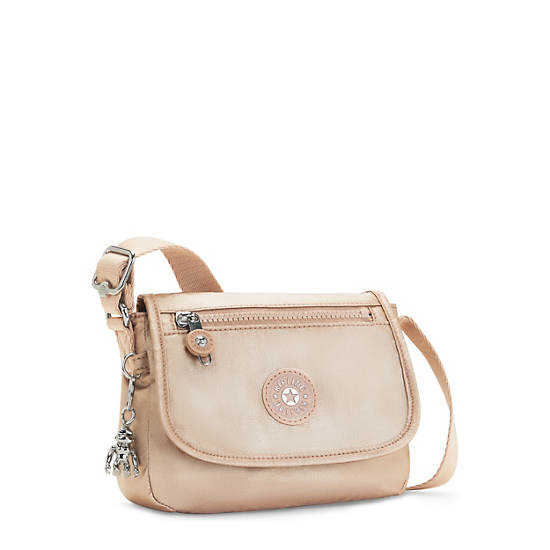 Kipling Sabian Metallic Crossbody Mini Veske Gull | NO 1866RV